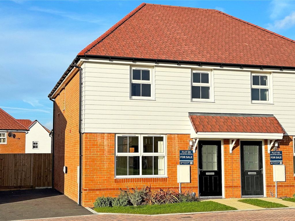 New home, 3 bed semidetached house for sale in Ecclesden Park, Water Lane, Angmering, West