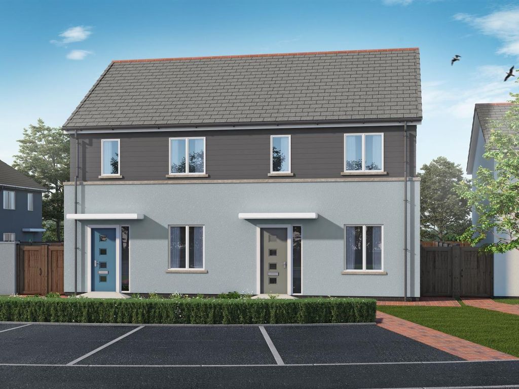 2 bed semidetached house for sale in Pollawyn Road, Quintrell Downs