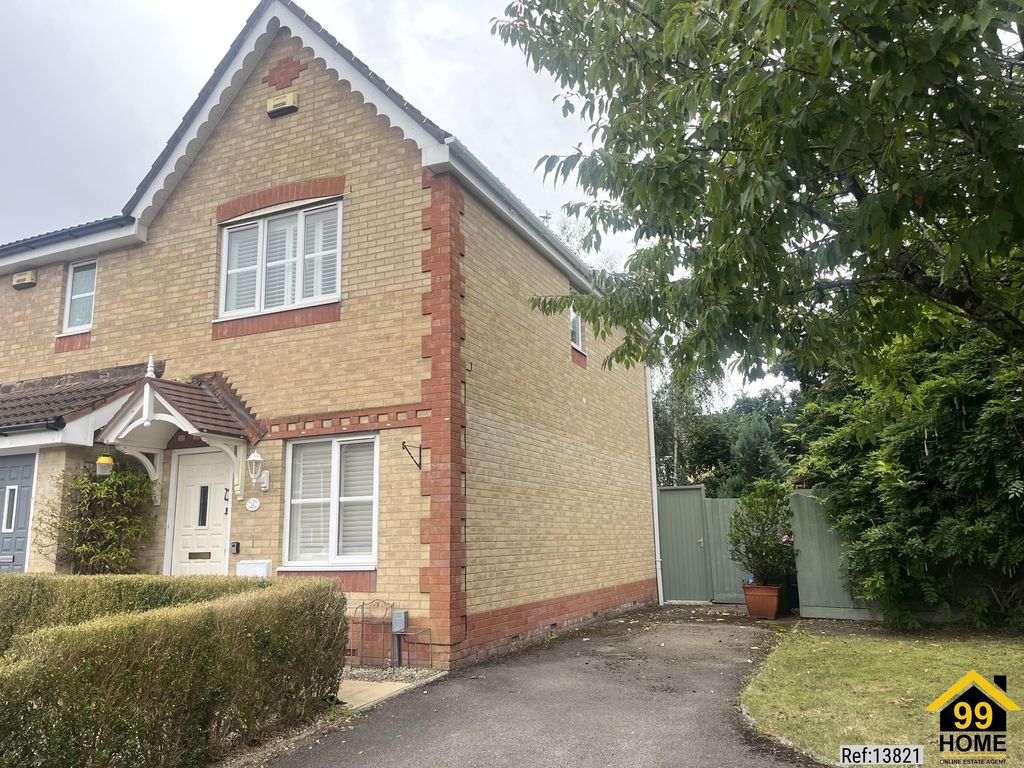 2 bed semidetached house to rent in Walwyn Place, St. Mellons, Cardiff