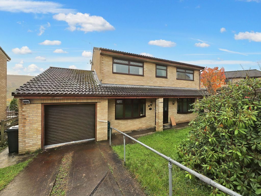 4 bed detached house for sale in PenYFro, Cwmdare, Aberdare CF44, £