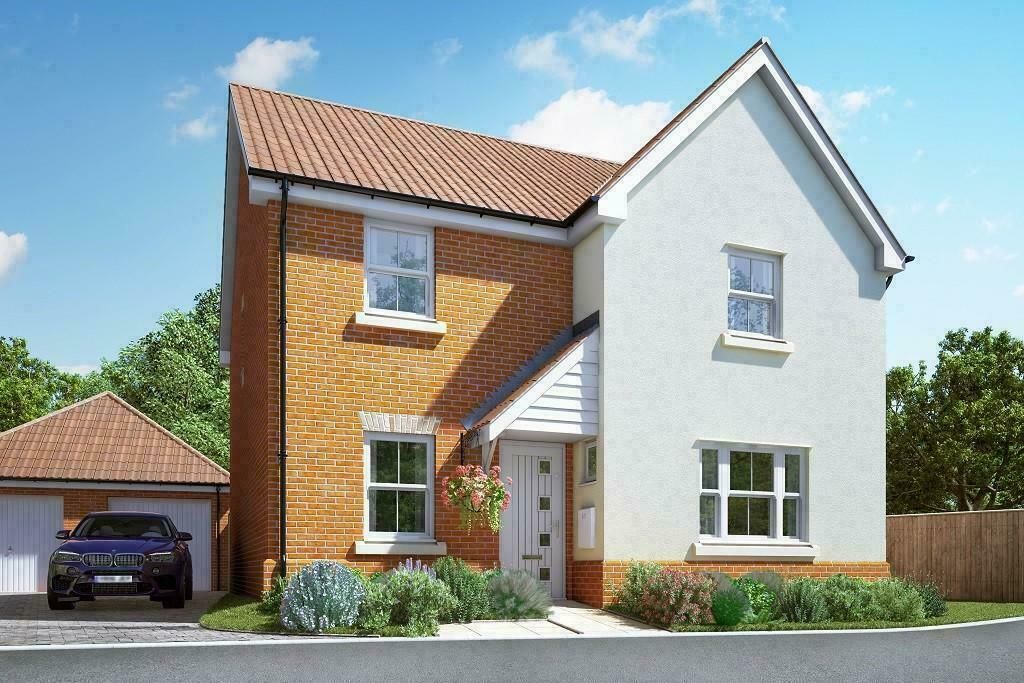 New home, 4 bed detached house for sale in London Road, Plot 64, The Sandringham, Attleborough