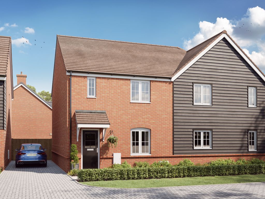 New home, 3 bed semidetached house for sale in "The Rendlesham" at
