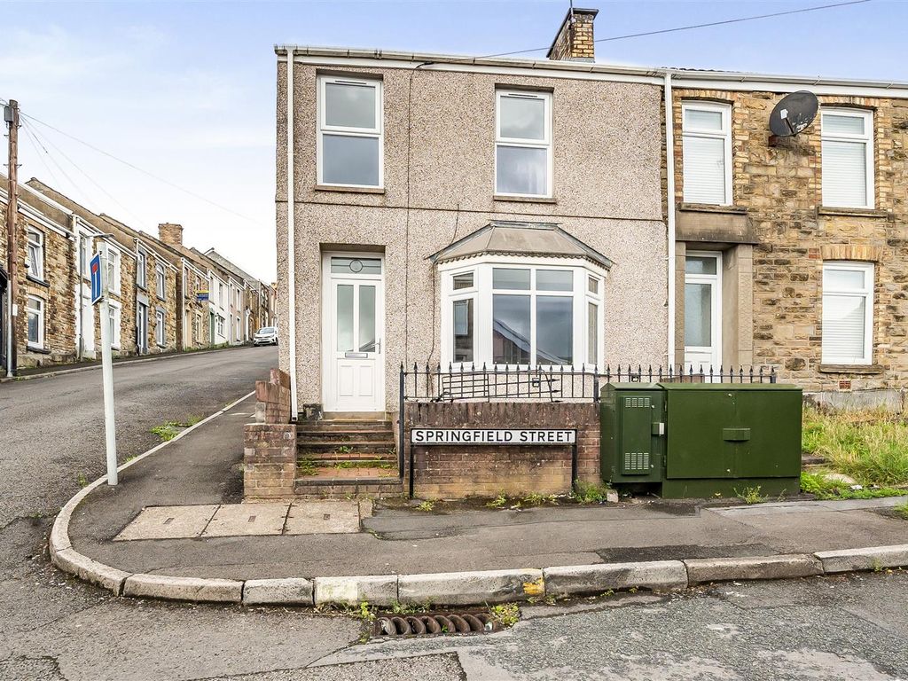 3 bed end terrace house for sale in Springfield Street, Morriston