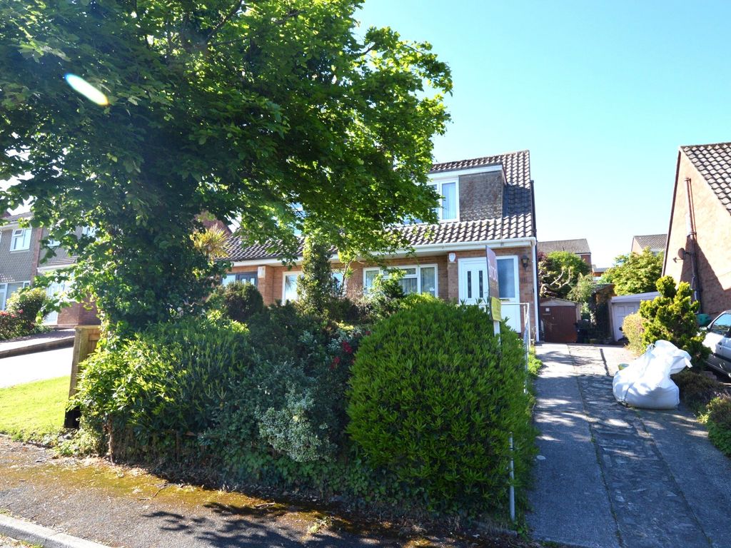 3 bed semidetached house for sale in Moorland Drive, Plympton