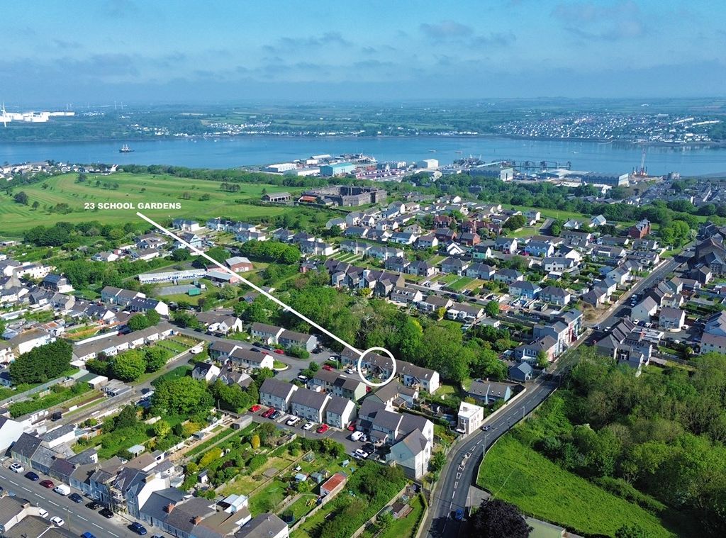 2 bed terraced house for sale in School Gardens, Pennar, Pembroke Dock