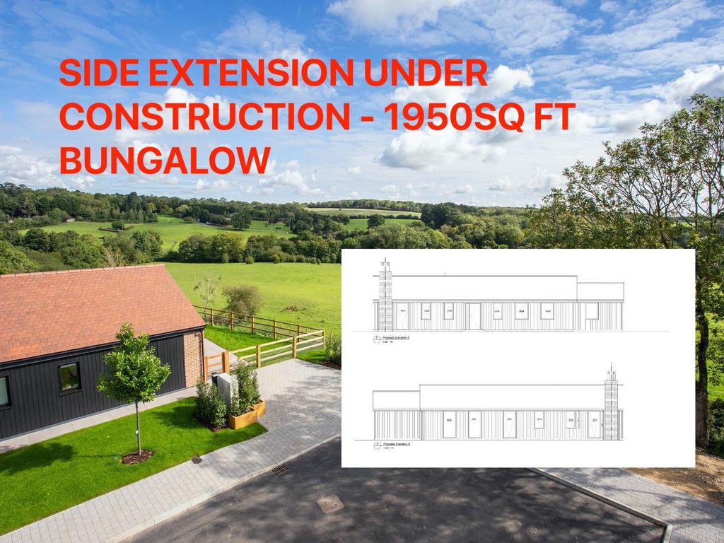 4 bed detached bungalow for sale in The Ridings, Newgate Street Village