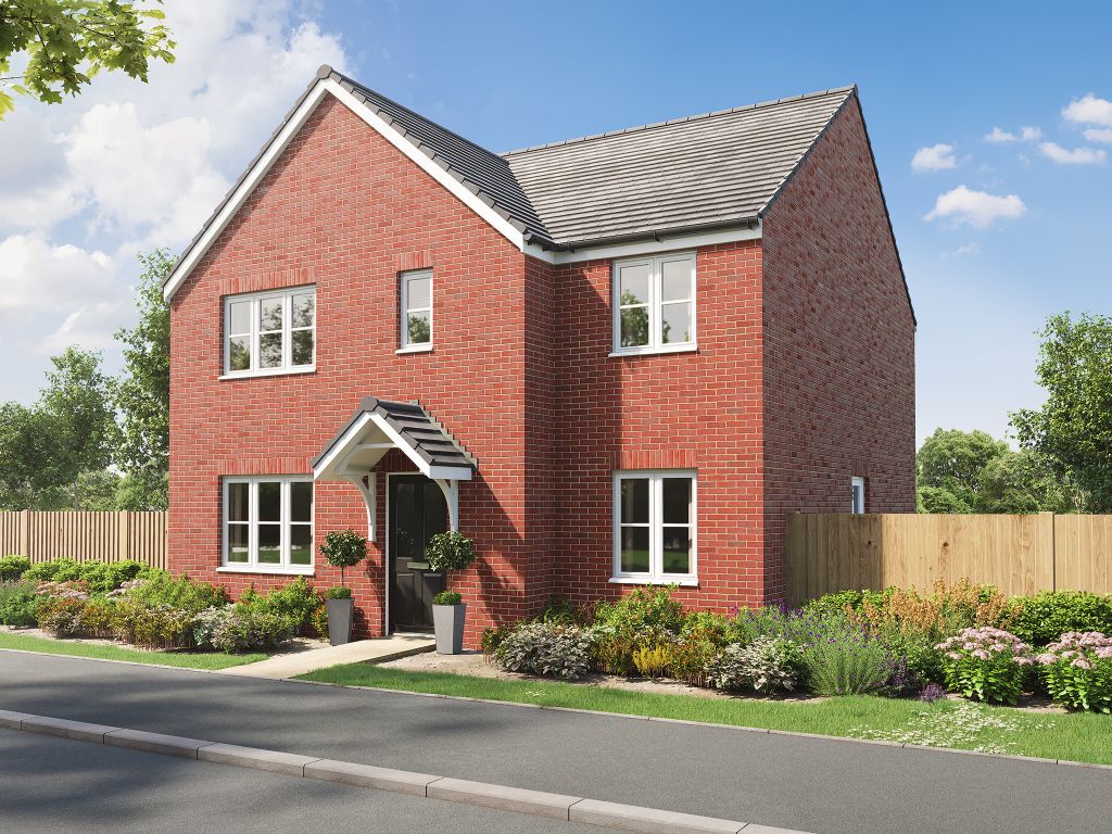 New home, 4 bed detached house for sale in "The Kielder" at Llantrisant