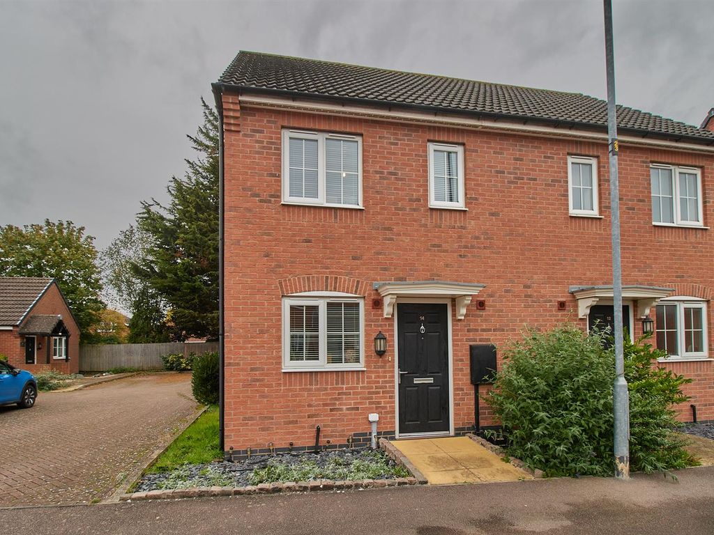 2 bed semidetached house for sale in Abbott Drive, Stoney Stanton