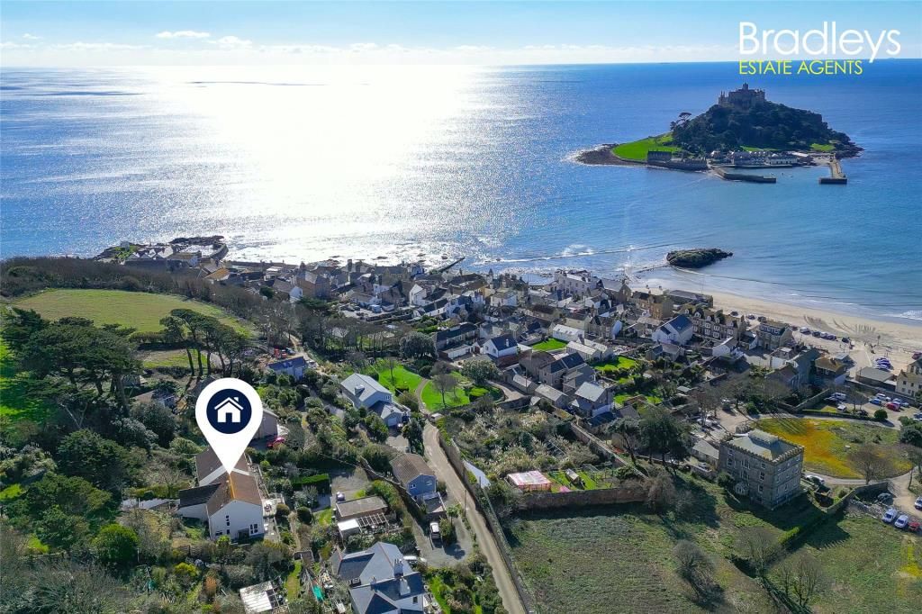 3 bed semidetached house for sale in Rose Hill, Marazion, Cornwall