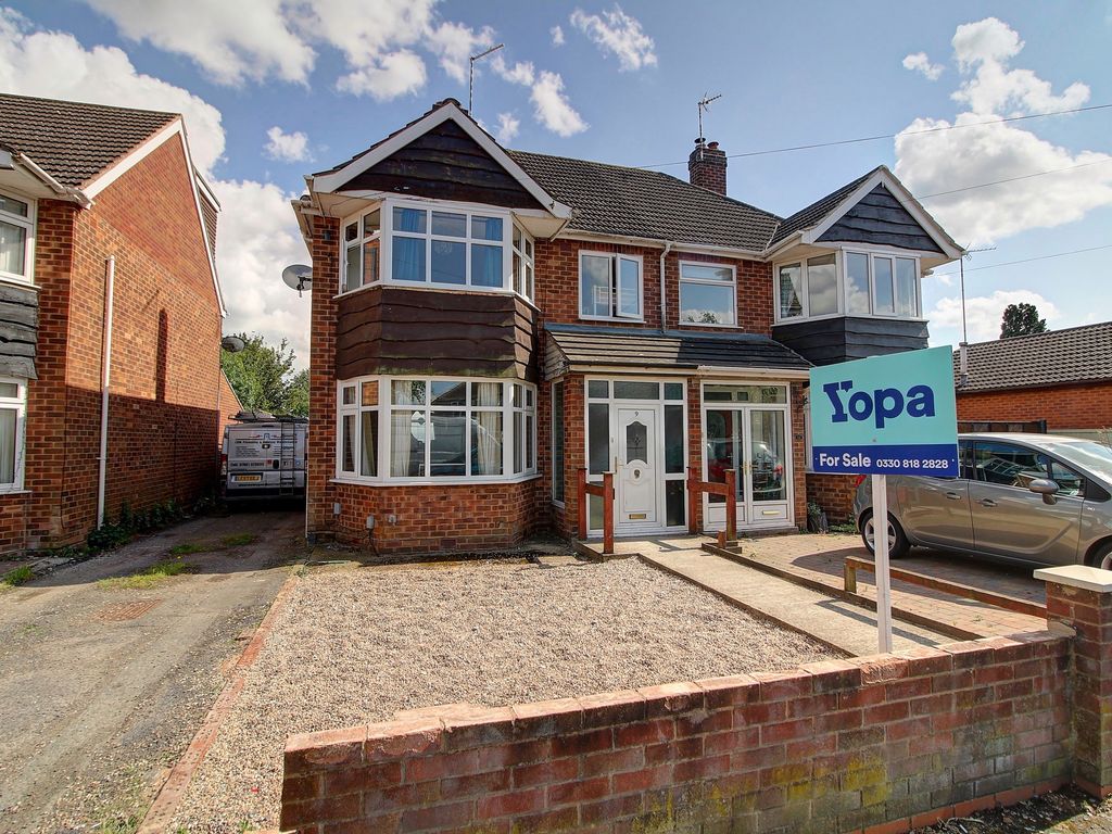 3 bed semidetached house for sale in Goodyers End Lane, Bedworth CV12