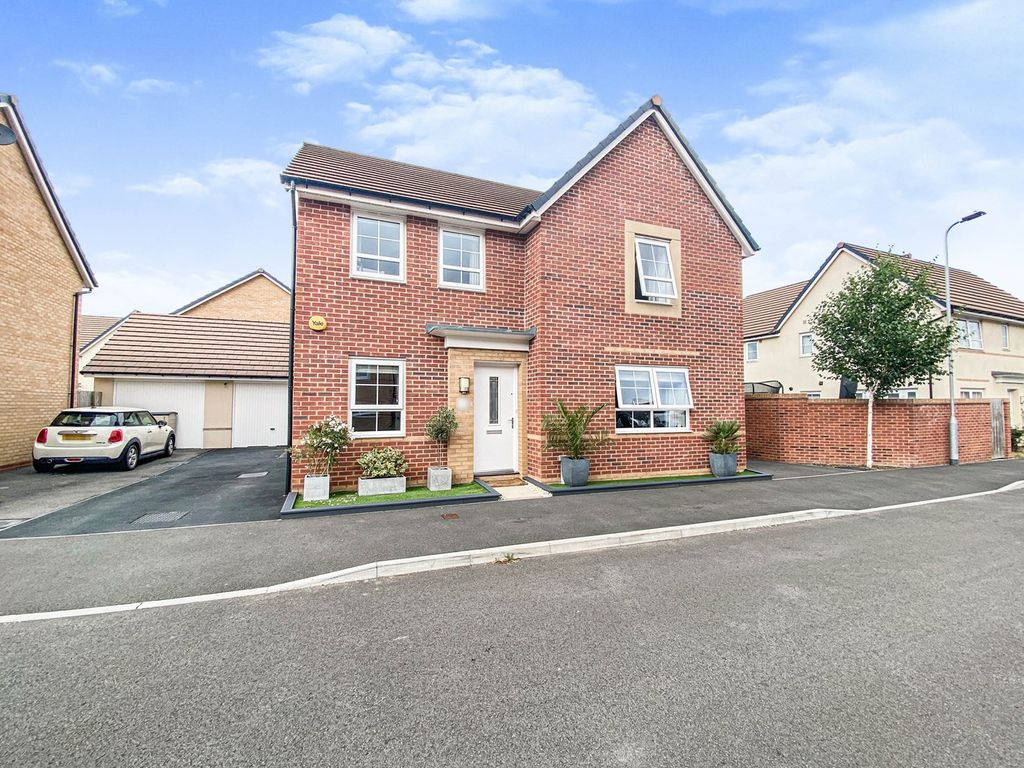 4 bed detached house for sale in Berkerolles Road, Rogerstone, Newport