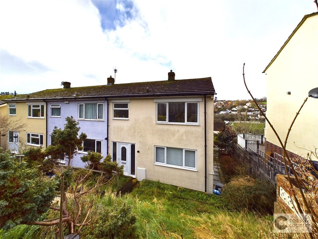 3 bed end terrace house for sale in Dunning Walk, Teignmouth TQ14, £