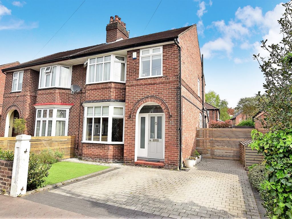 3 bed semidetached house for sale in Willoughby Avenue, Didsbury