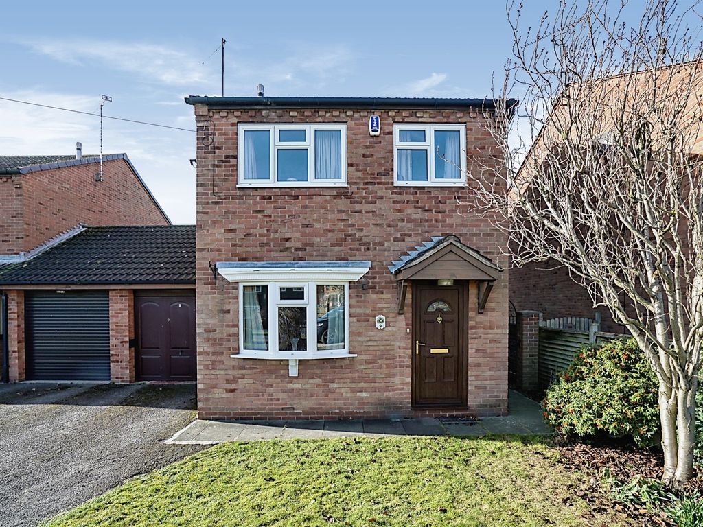 3 bed linkdetached house for sale in Mercia Drive, Willington, Derby