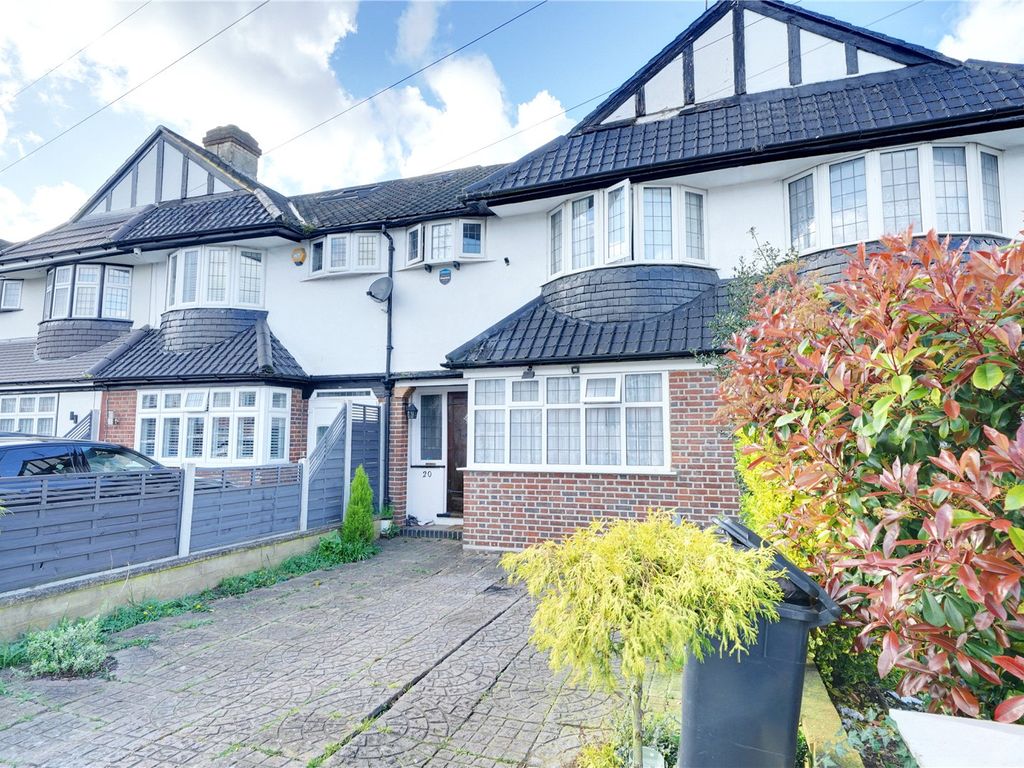 3 bed terraced house for sale in Harrow Avenue, Enfield EN1, £550,000