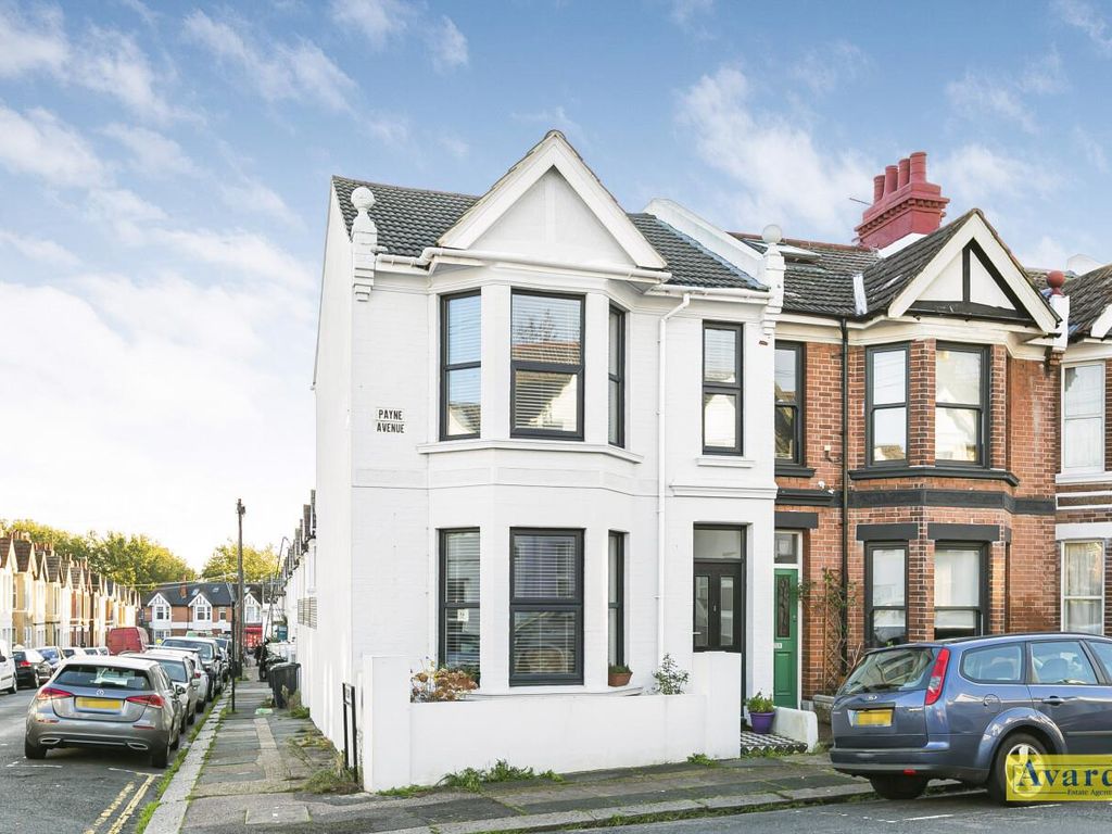 3 bed end terrace house for sale in Payne Avenue, Hove BN3, £675,000