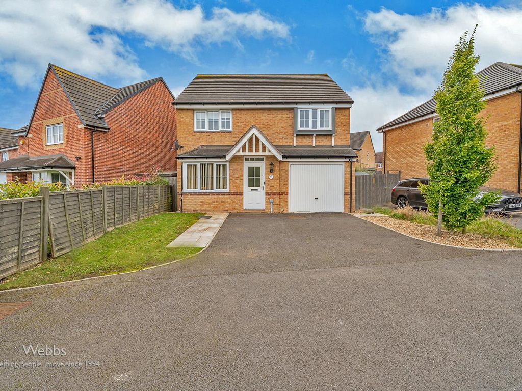 4 bed detached house for sale in Cooke Way, Hednesford, Cannock WS12, £