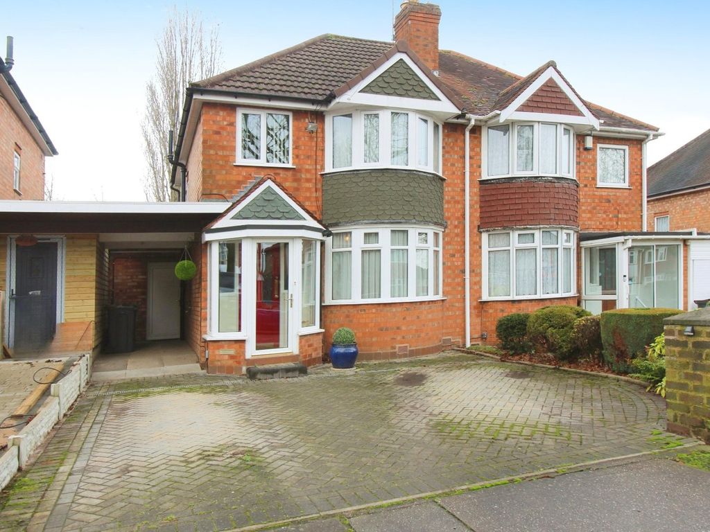 3 bed semidetached house for sale in Sunnymead Road, Birmingham, West