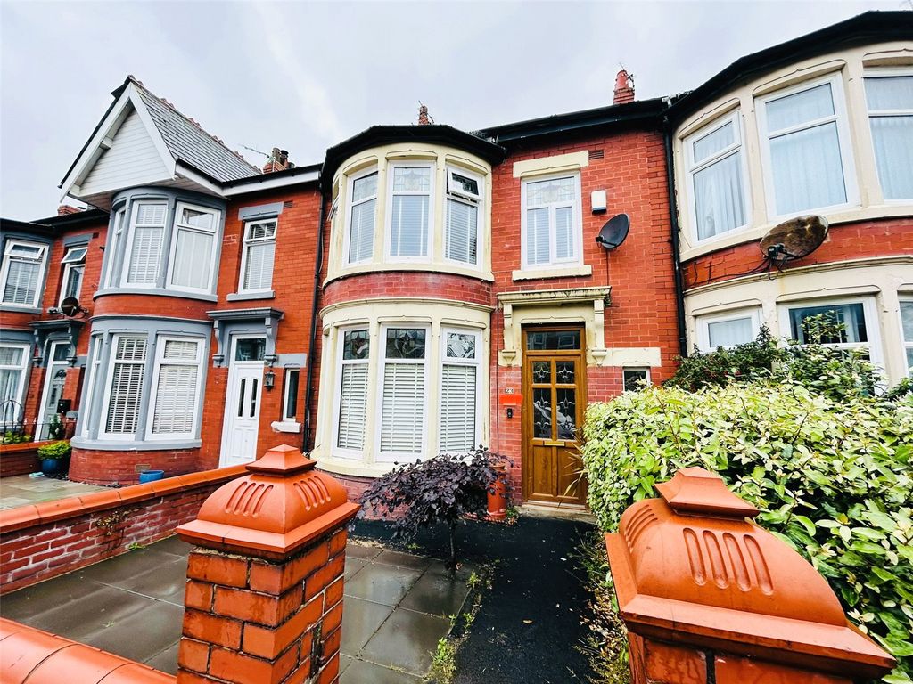 3 bed terraced house for sale in Lichfield Road, Blackpool, Lancashire