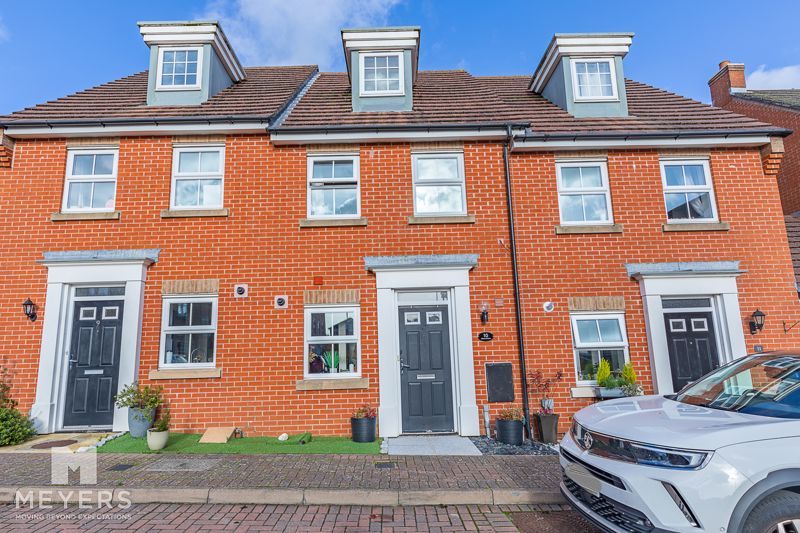 3 bed terraced house for sale in Wilkins Gardens, Charminster BH8, £