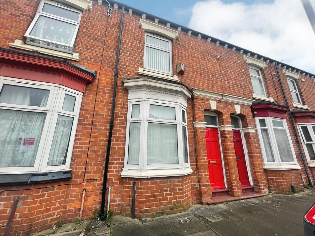 3 bed terraced house for sale in Abingdon Road, Middlesbrough TS1, £