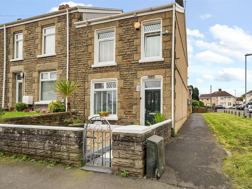 3 bed end terrace house for sale in Siloh Road, Landore, Swansea SA1, £