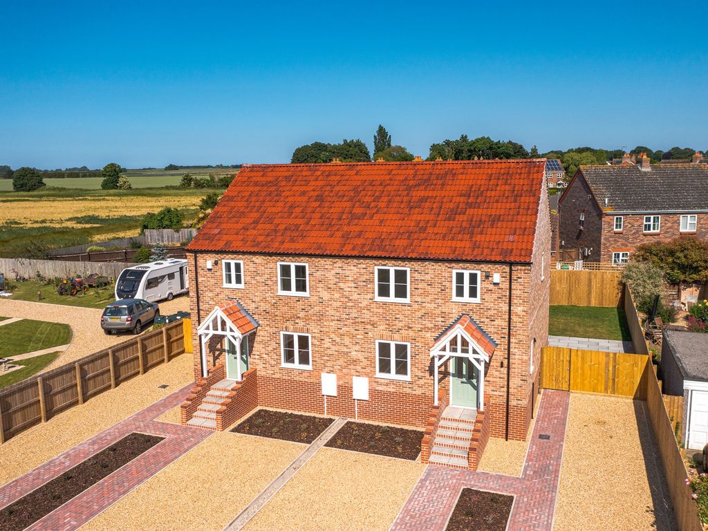 New home, 3 bed semidetached house for sale in Crown Avenue, Holbeach