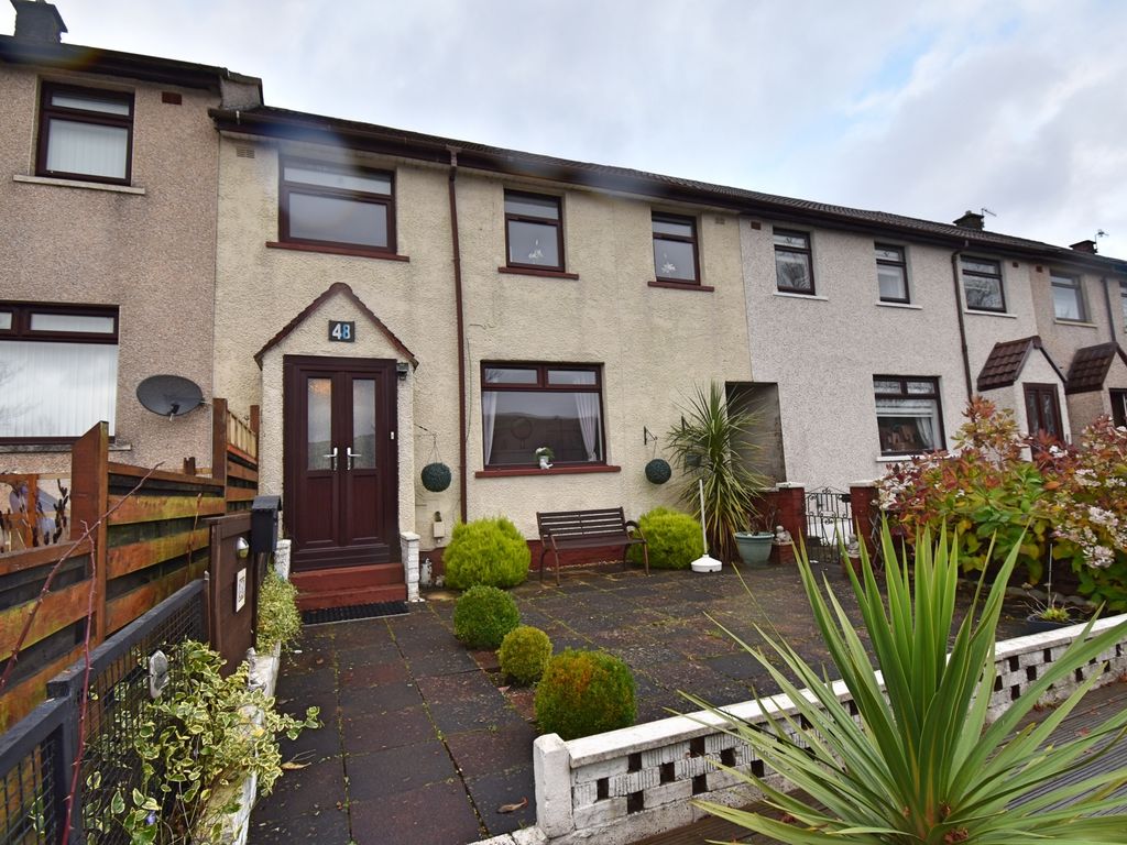 3 bed terraced house for sale in Flatterton Road, Greenock PA16, £