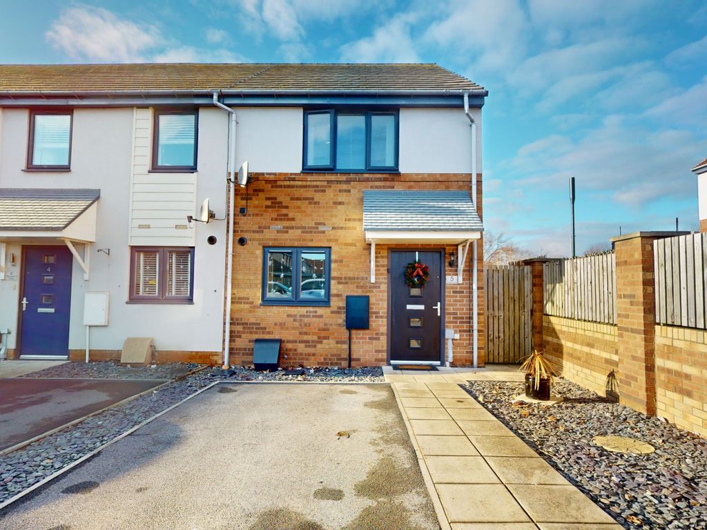2 bed terraced house for sale in O'leary Close, South Shields NE33, £