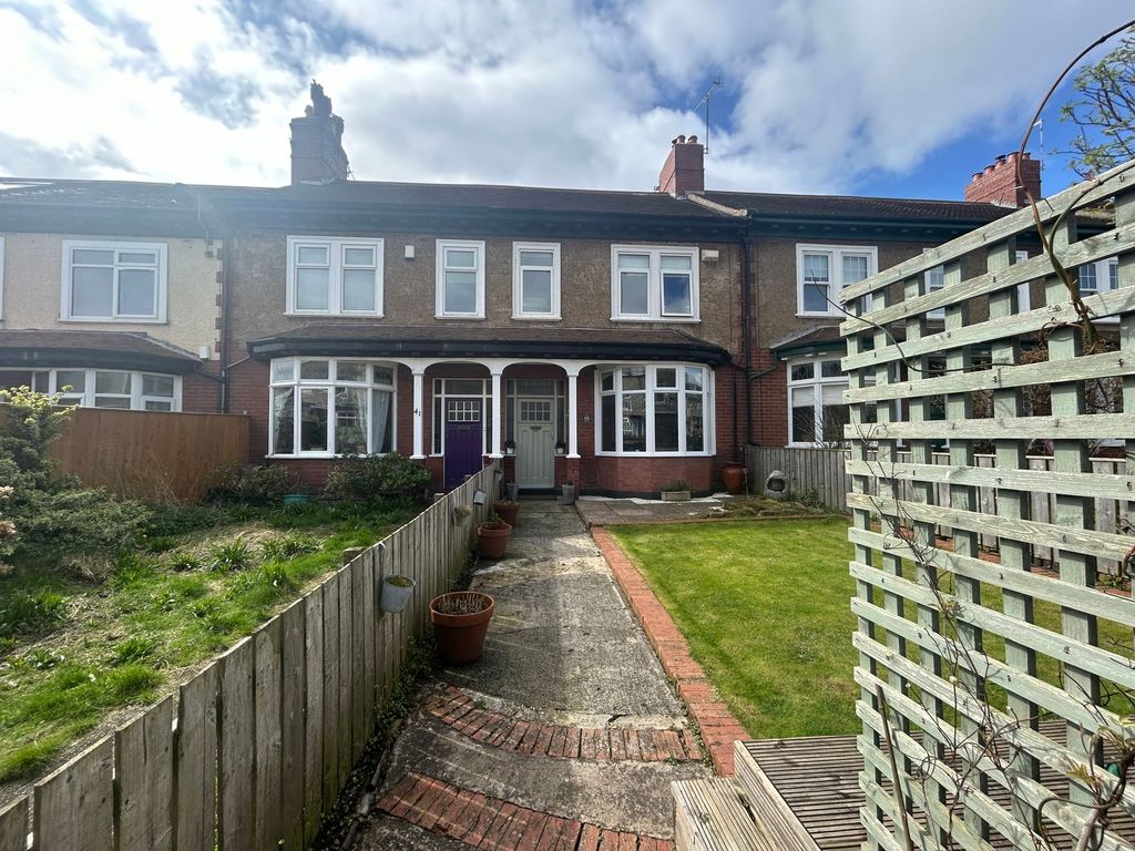 4 bed terraced house for sale in Whitley Road, Whitley Bay NE26, £