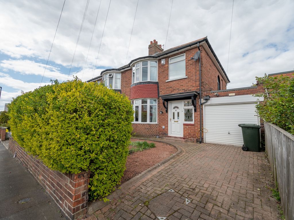 3 bed semidetached house for sale in Teesdale Gardens, High Heaton NE7