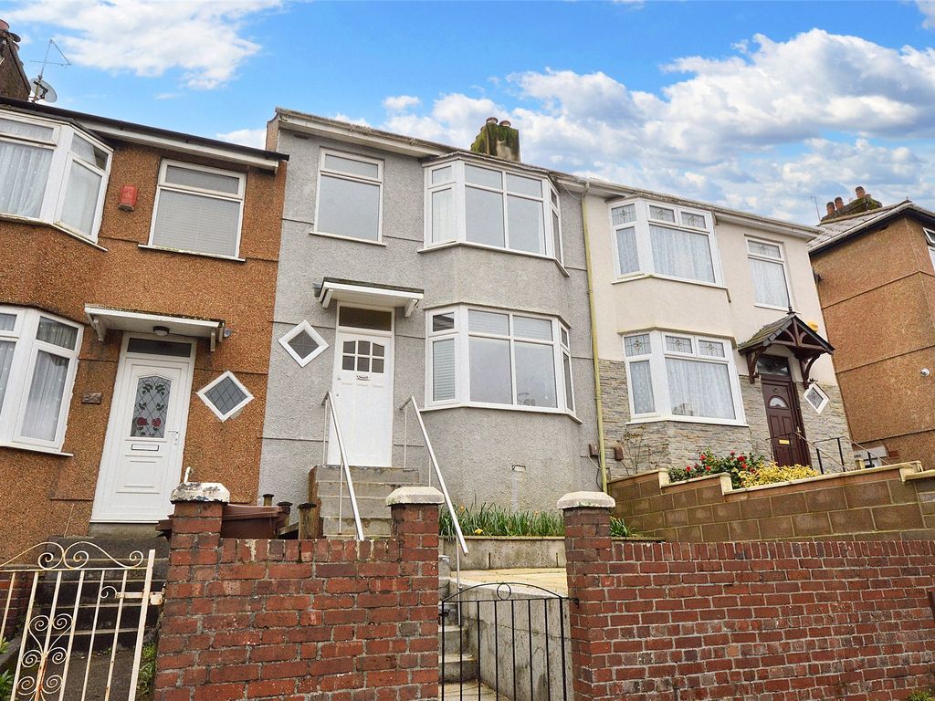 3 bed terraced house for sale in Blandford Road, Plymouth, Devon PL3, £
