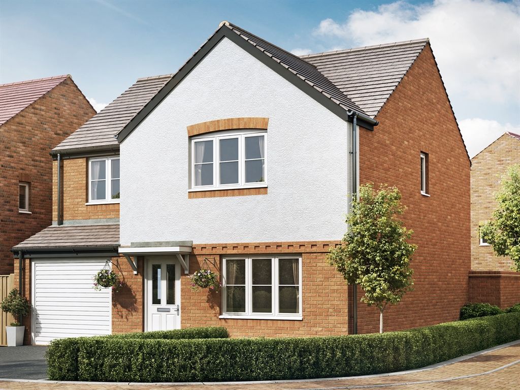 New home, 4 bed detached house for sale in "The Roseberry" at Cranford