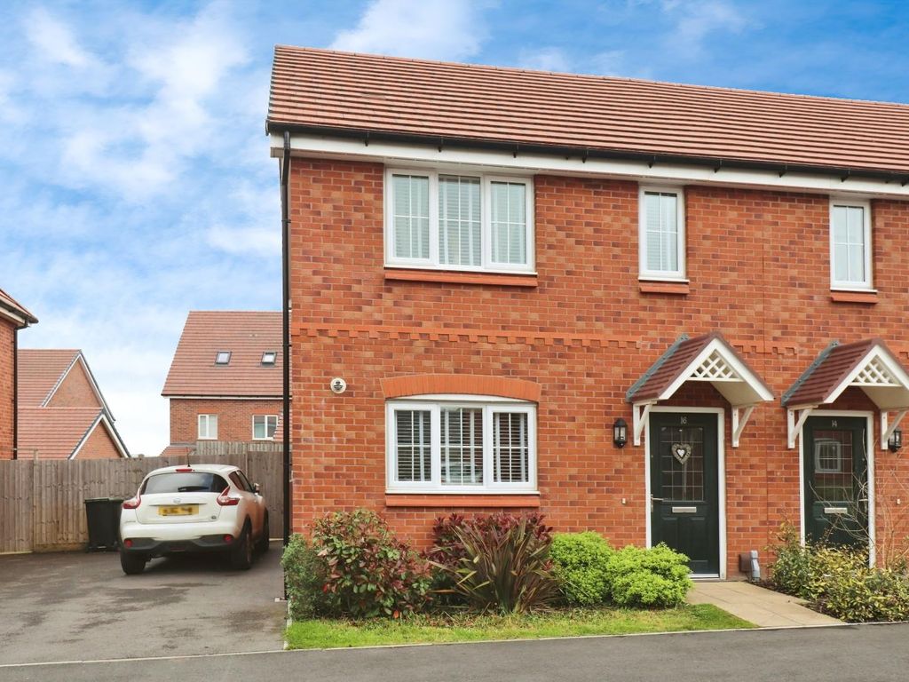 3 bed semidetached house for sale in Ribbon Avenue, Ansley, Nuneaton