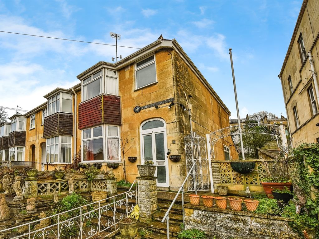 3 bed end terrace house for sale in Lime Grove Gardens, Bath BA2, £
