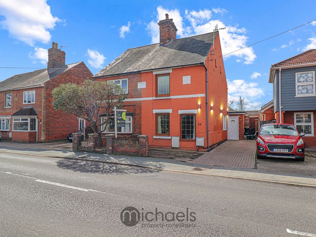 2 bed semidetached house for sale in Straight Road, Lexden, Colchester