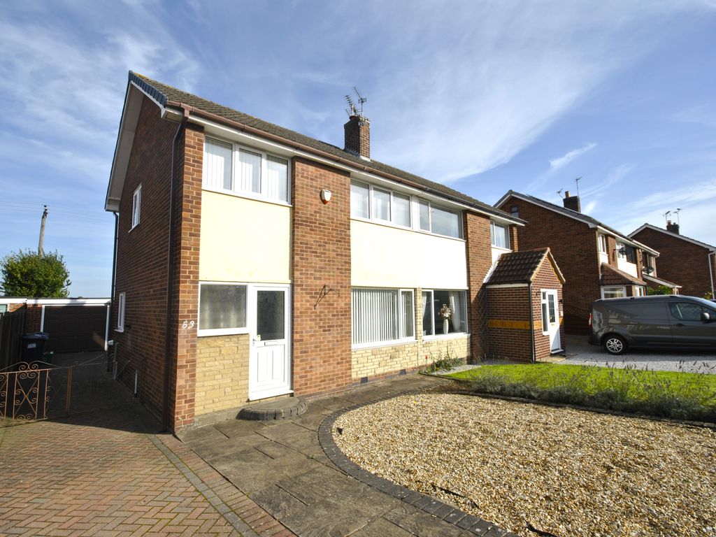3 bed semidetached house for sale in Milton Road, Branton, Doncaster