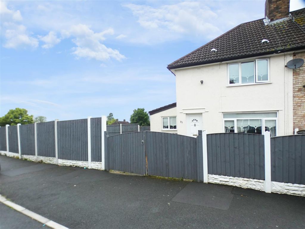 2 bed terraced house for sale in Green Way, Huyton, Liverpool L36, £