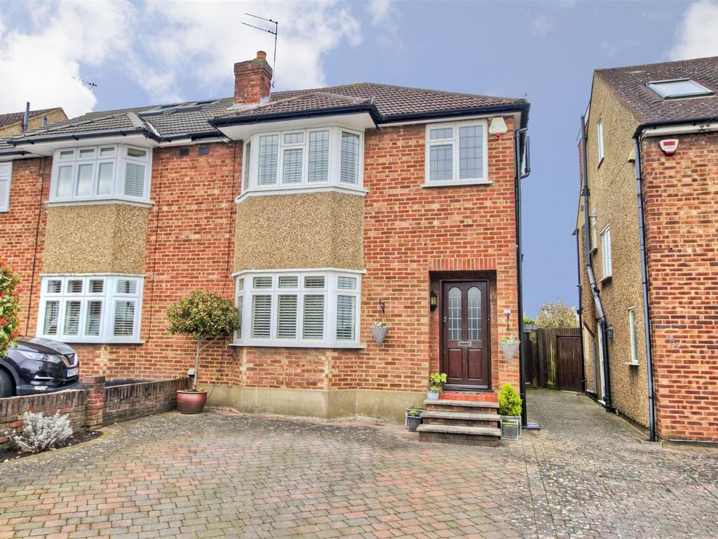 3 bed semidetached house for sale in Queens Walk, Ruislip HA4, £