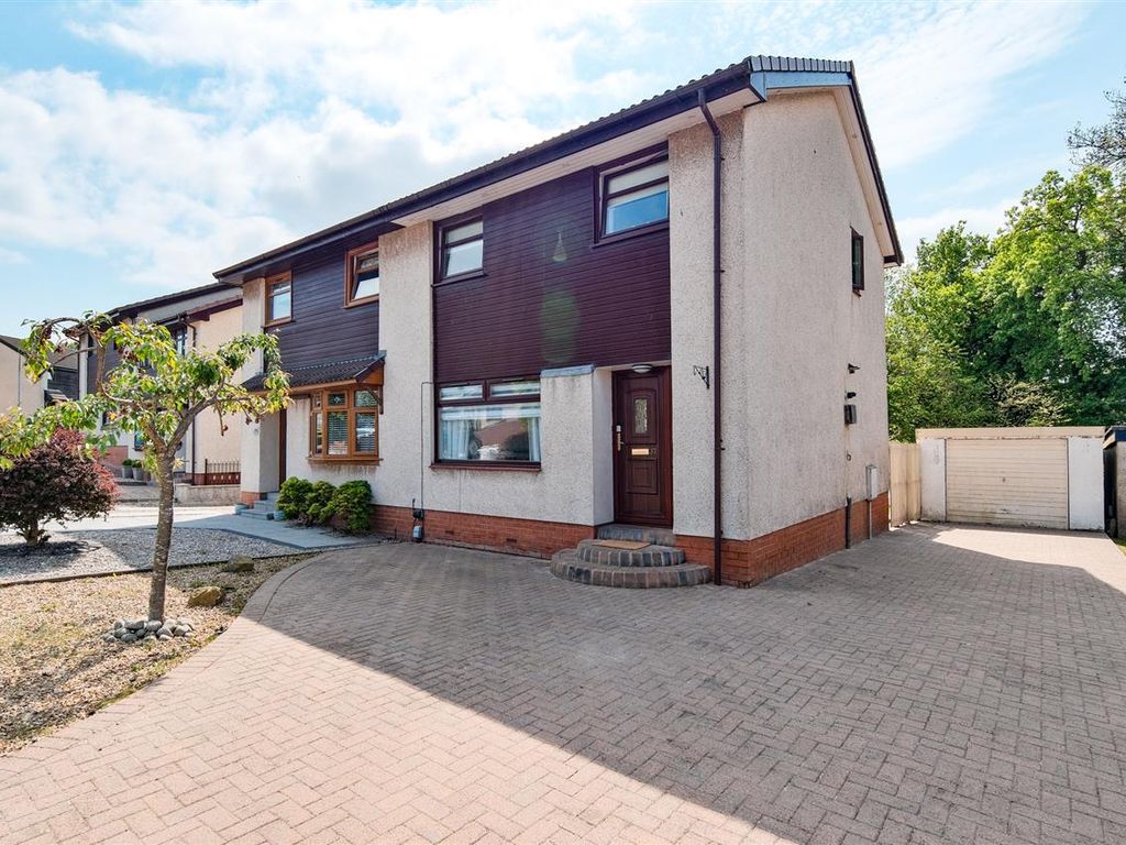 3 bed semidetached house for sale in Riverbank Drive, Bellshill ML4, £