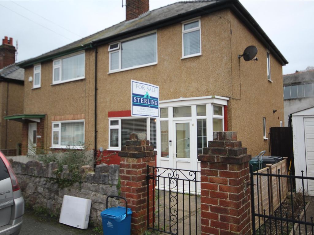 3 bed semidetached house for sale in Garth Road North, Mochdre, Colwyn