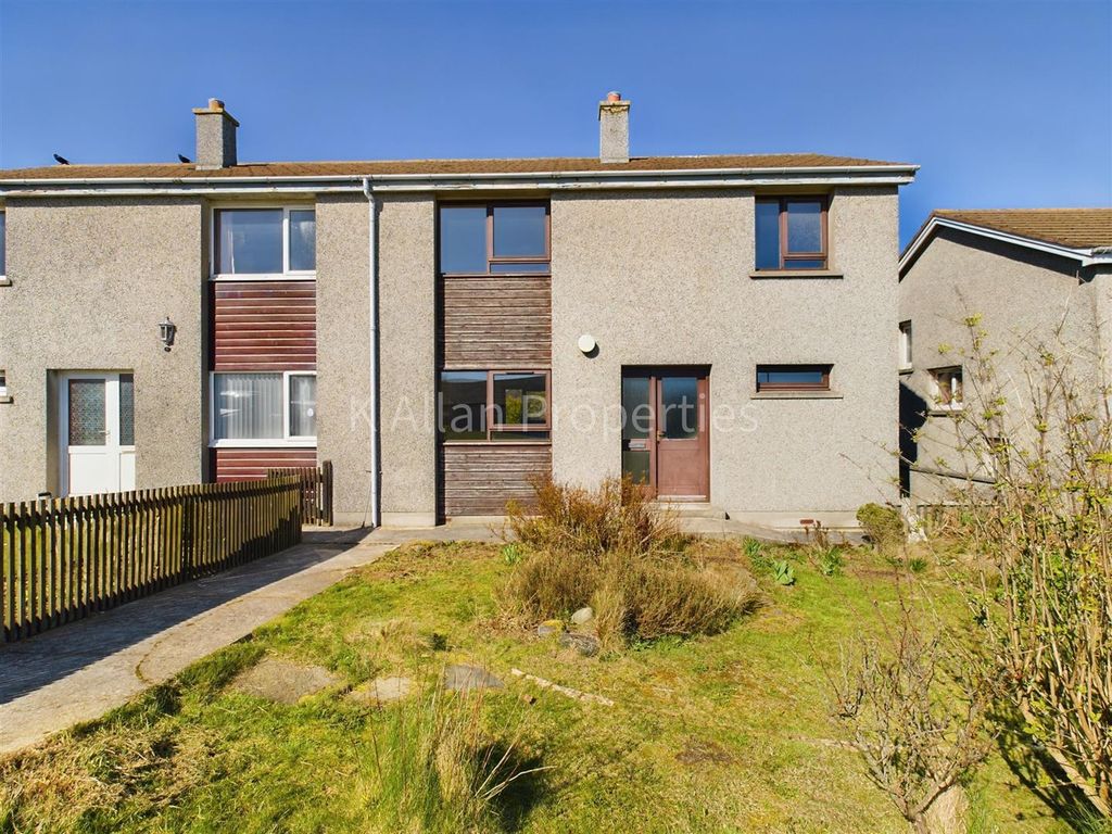 3 bed semidetached house for sale in 6 Parkside, Finstown, Orkney KW17
