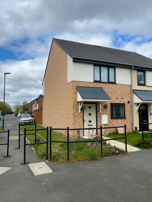 2 bed semidetached house for sale in Plessey Walk, South Shields NE33