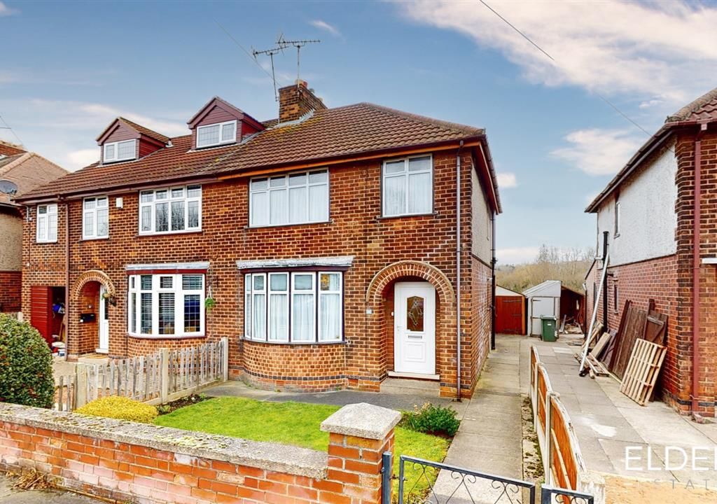 3 bed semidetached house for sale in Plumptre Road, Langley Mill