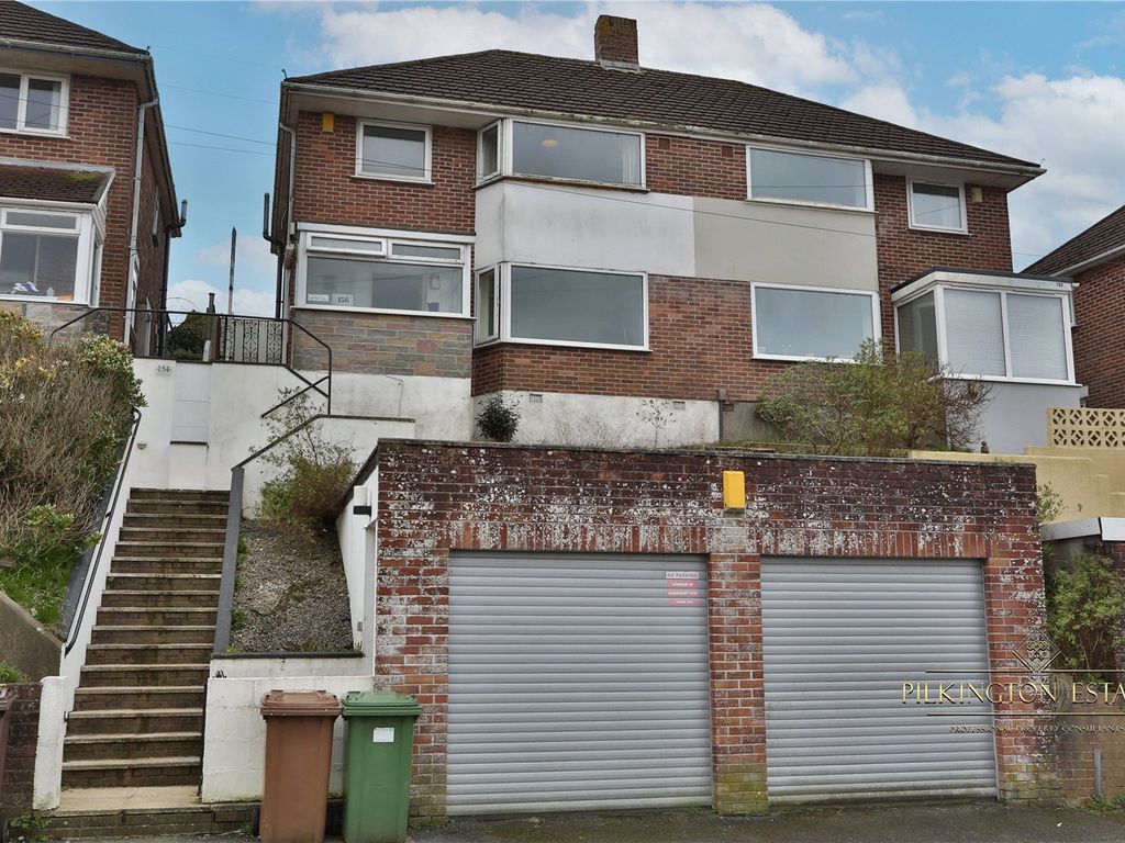 3 bed semidetached house for sale in Bridwell Road, Plymouth, Devon