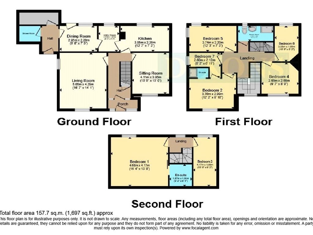7 bed semidetached house for sale in Broadmeadow Green, Bilston, West