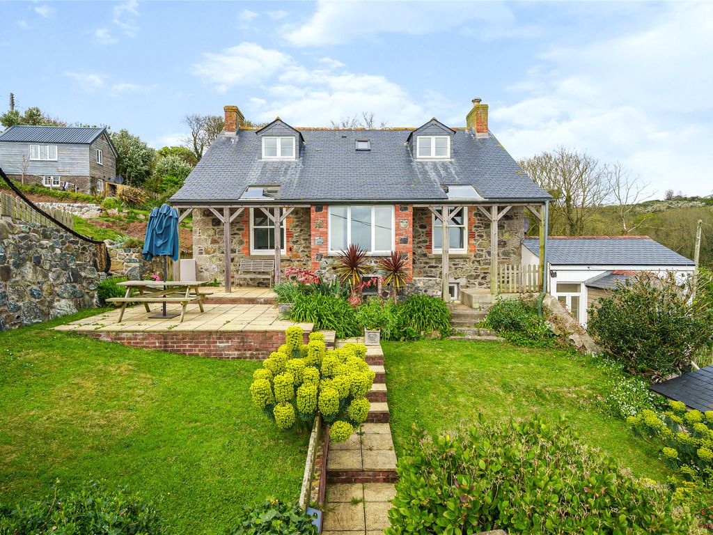 5 bed detached house for sale in Cadgwith, Ruan Minor, Helston