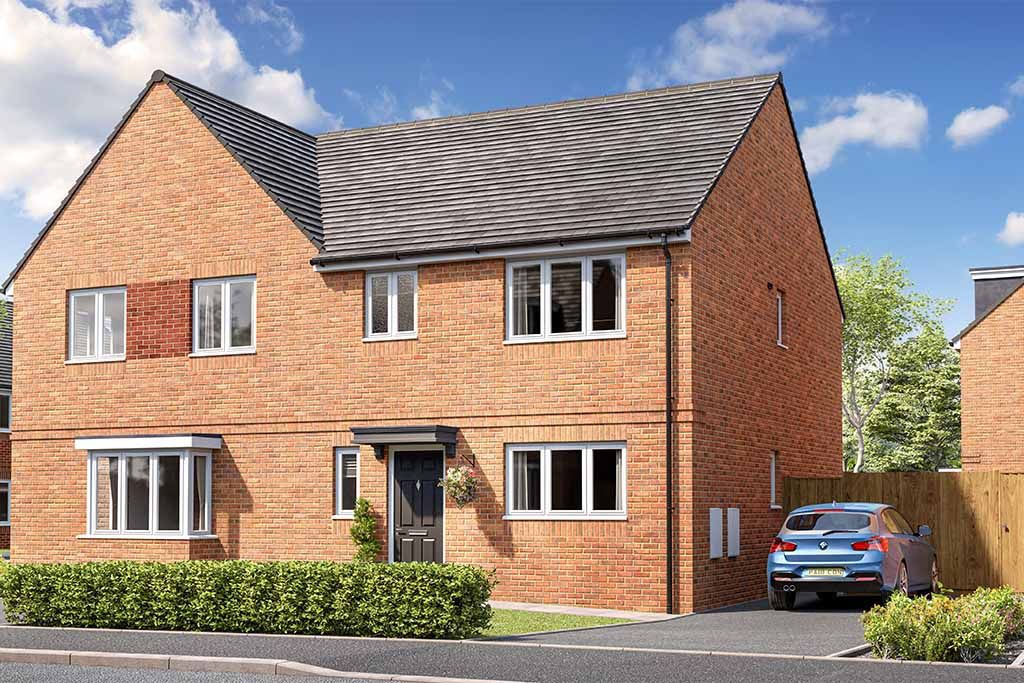 New home, 3 bed property for sale in "The Ranworth" at Shakespeare