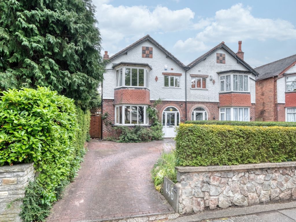 4 bed semidetached house for sale in Fox Hollies Road, Hall Green
