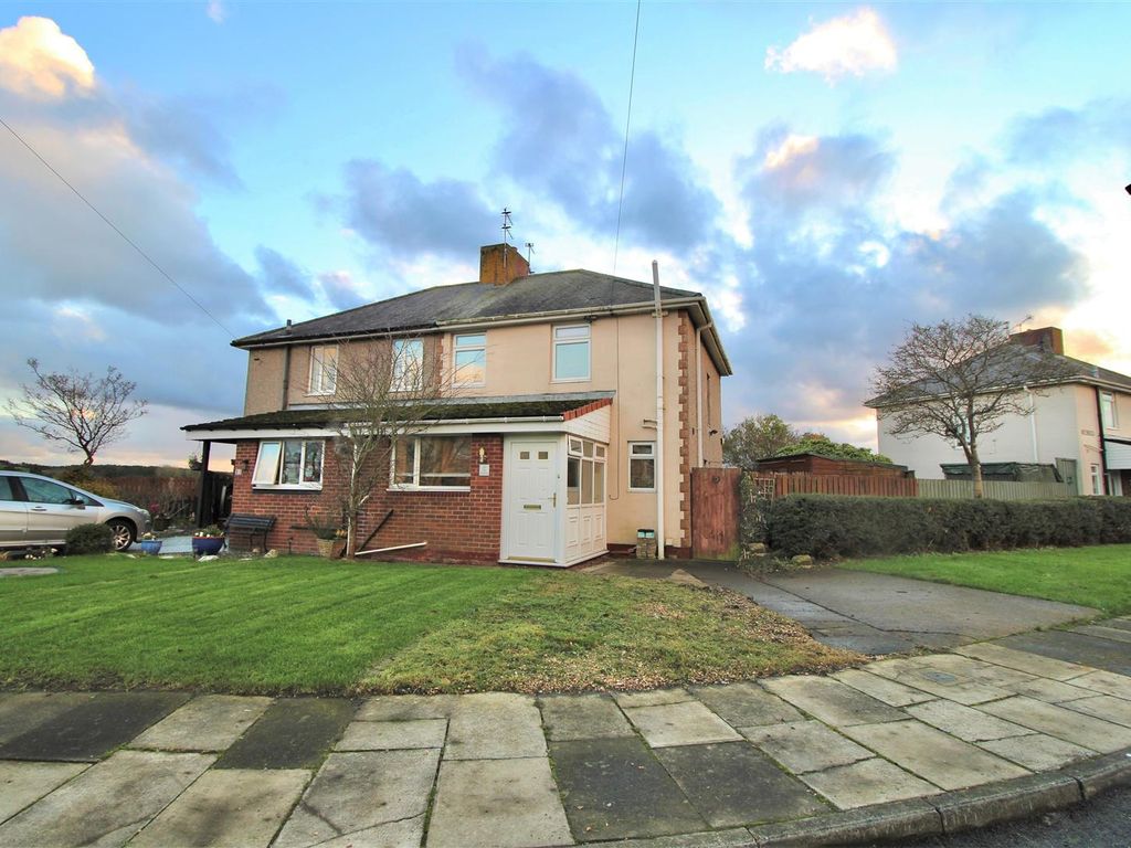 2 bed semidetached house for sale in The Crescent, Seghill